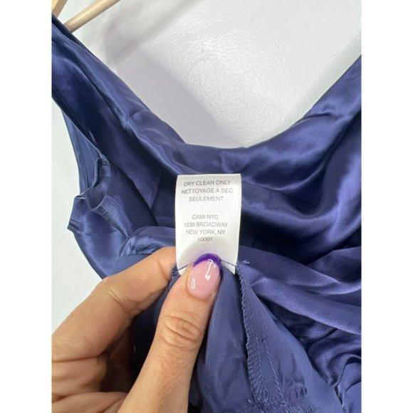 Cami NYC Darby One Shoulder Sexy Bodysuit Women's Night Shadow Size: M NWT - Picture 8 of 10